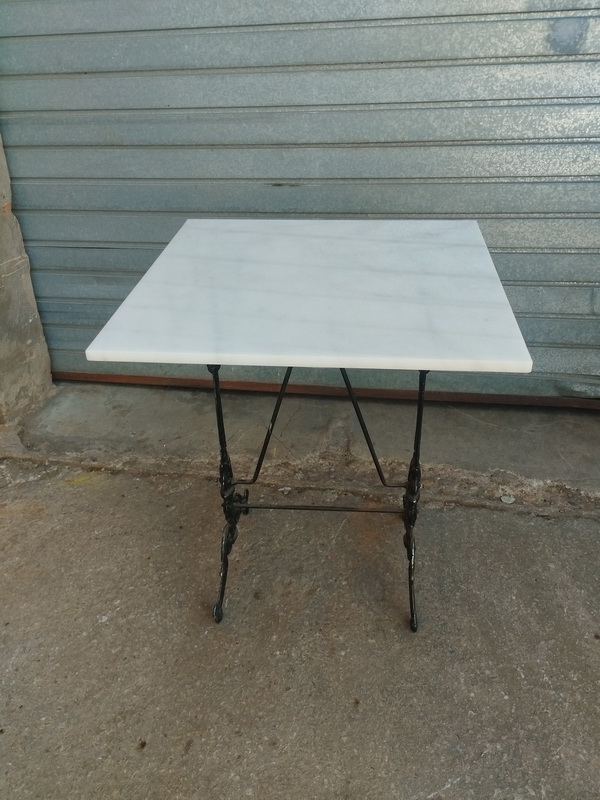 sobre mesa hosteleria marmol blanco 2x70x70 1u
